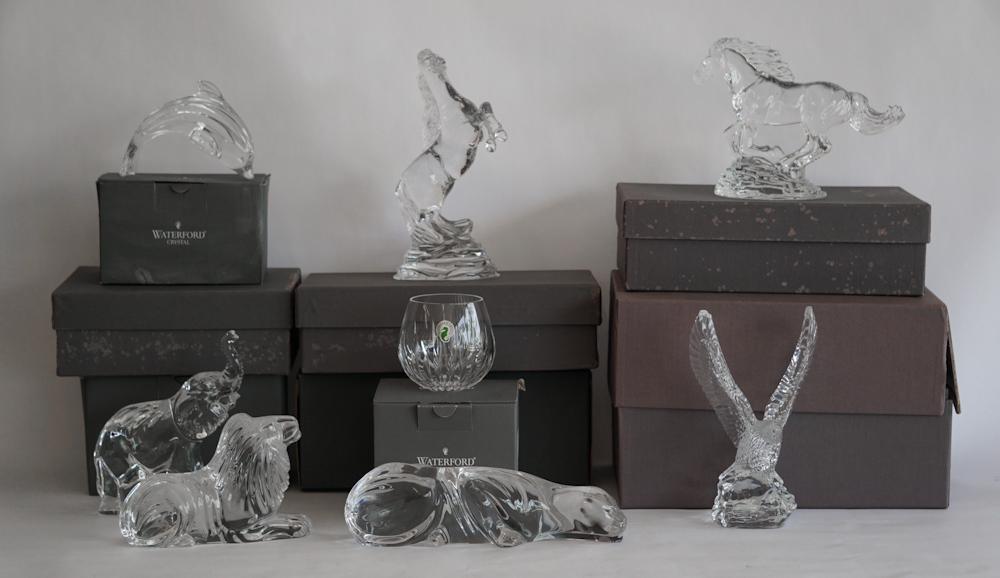 Collection Vintage Waterford Crystal Animals (1 of 1)