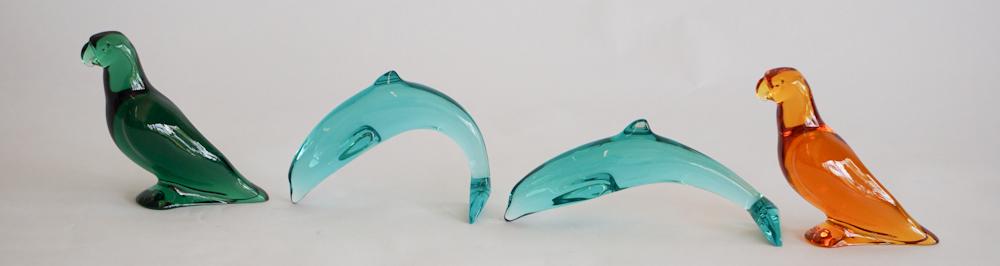 Vintage Baccarat Crystal Animal Group (1 of 2)