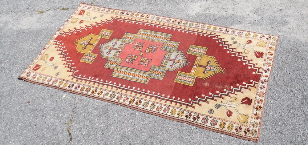 Vintage Persian Kurdish Carpet (1 of 3)