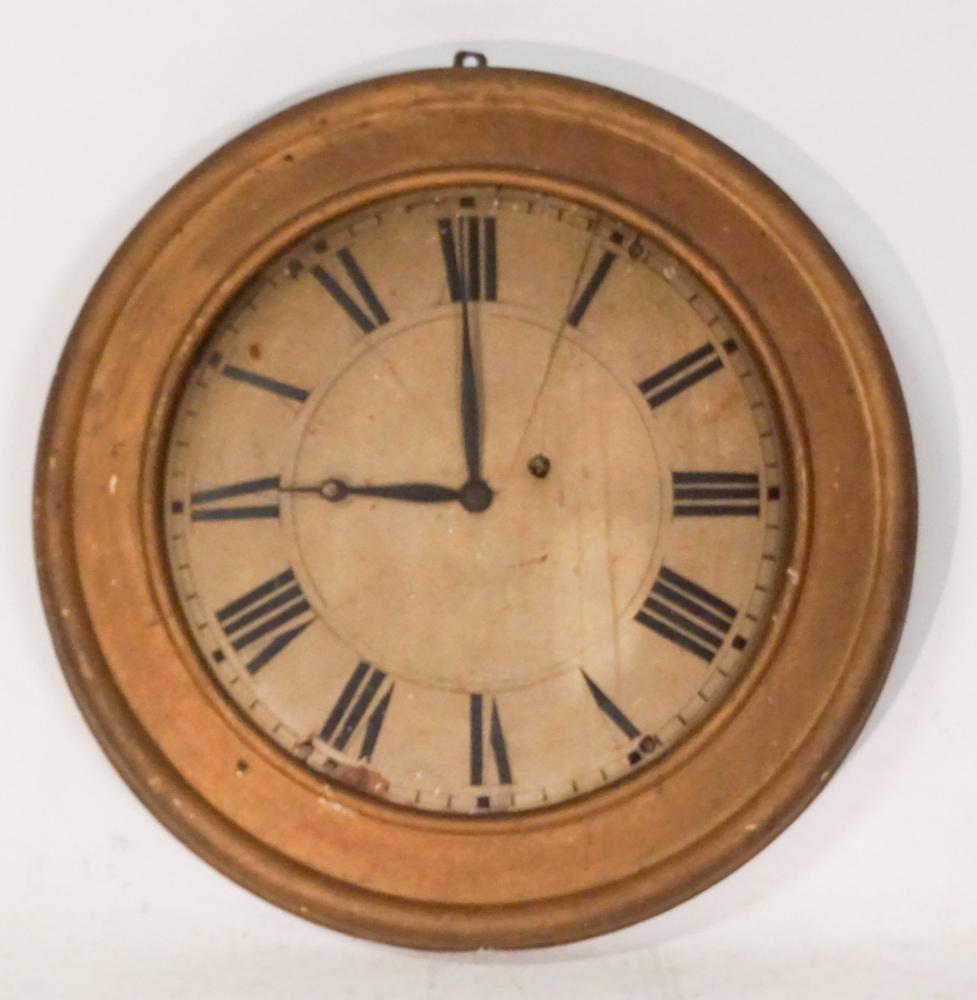 Brewster & Ingraham Lemon Gilt Gallery Clock (1 of 3)