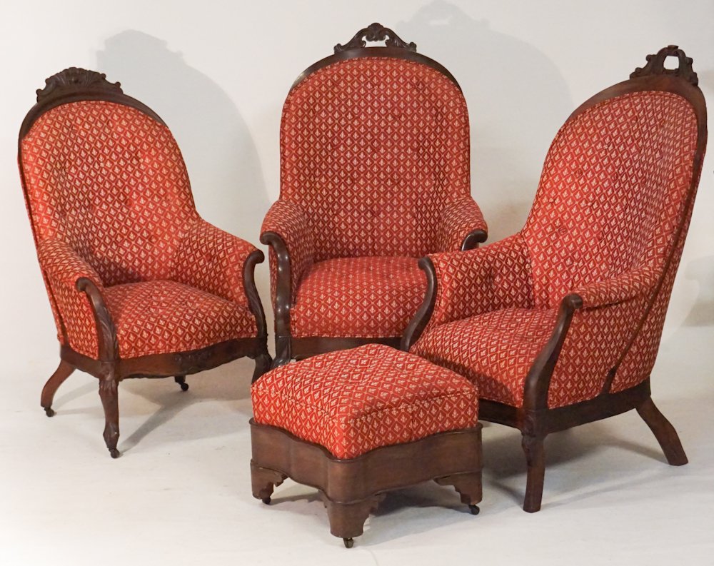 American Classical Mahogany Parlor Suite (1 of 5)