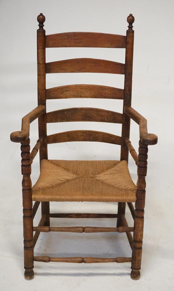 American William & Mary Arm Chair (1 of 4)