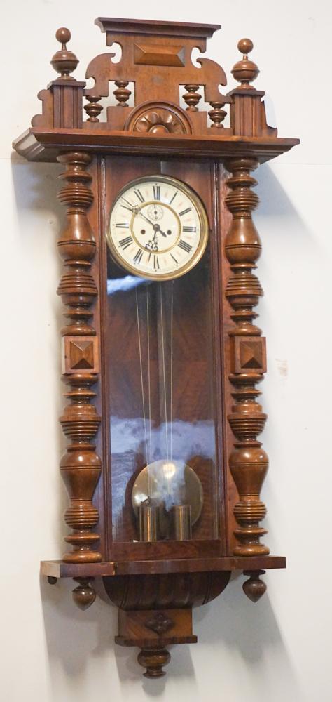 Antique German Gustav Becker Regulator Wall Clock (1 of 2)