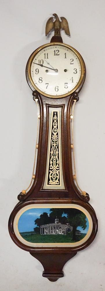 New Haven 30 Day Wilson Federal Style Banjo Clock (1 of 5)