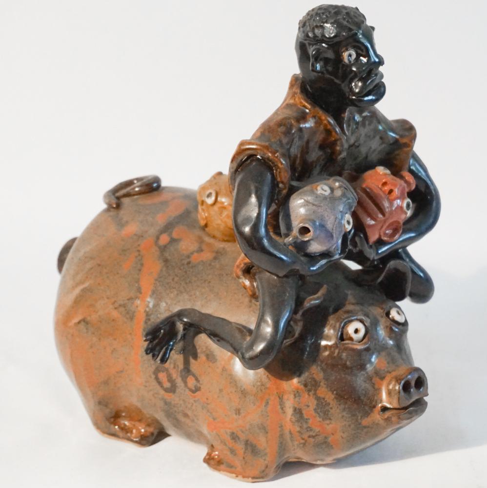 Southern Stoneware Figural Piece by Marvin Bailey (1 of 3)