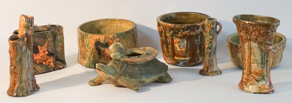 Collection Weller Art Pottery Forestware Pieces (1 of 2)