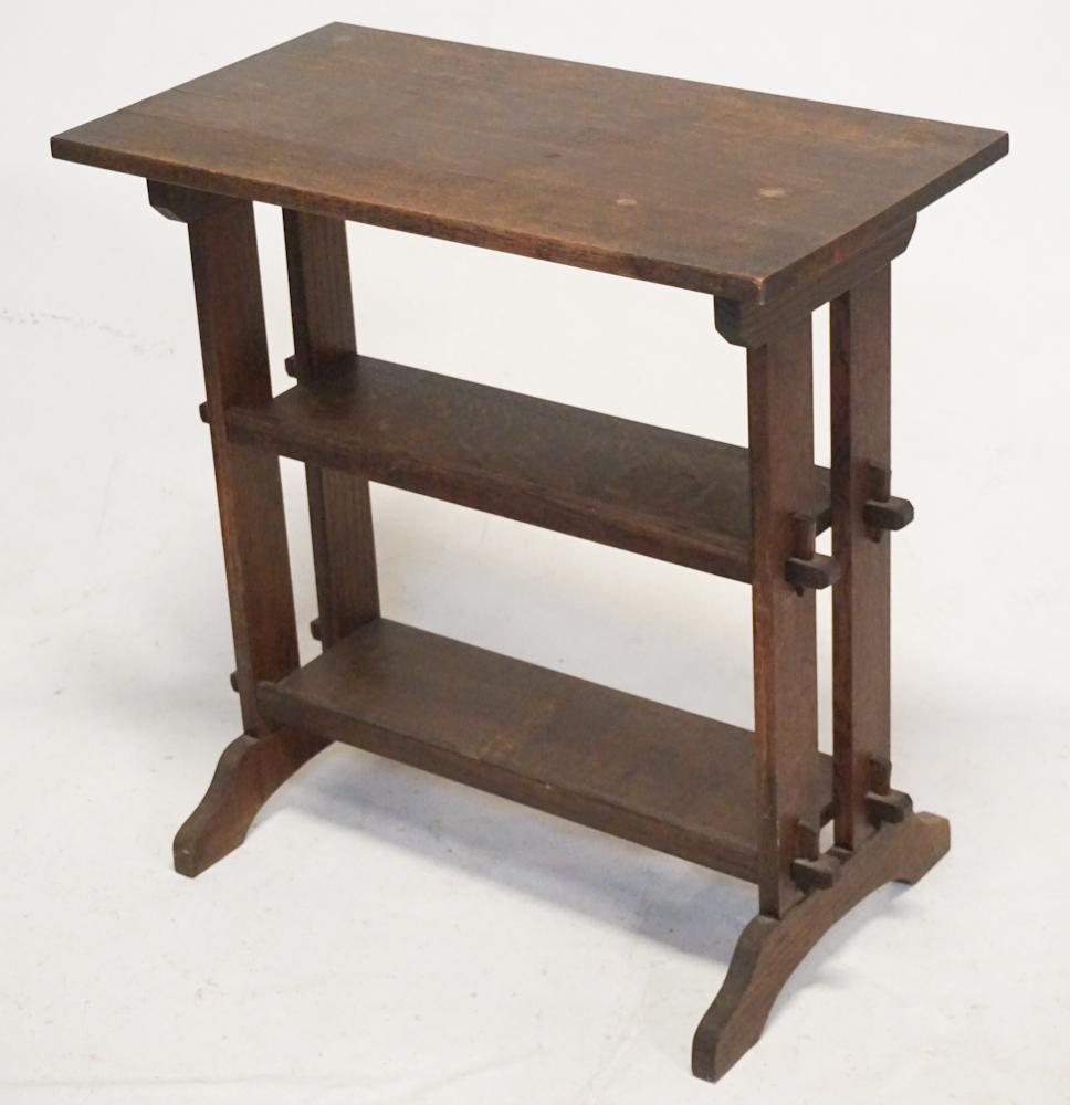 Signed Arts & Crafts Period Roycroft Side Table (1 of 4)