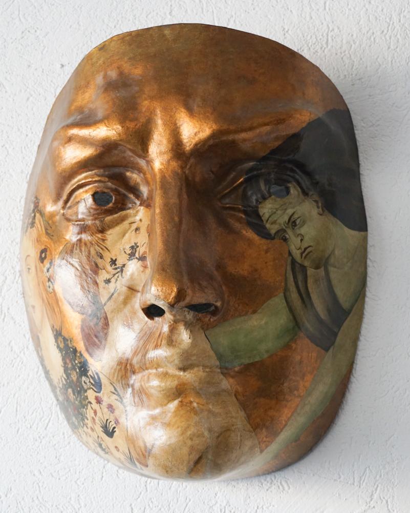 Hand Crafted & Painted Italian Hanging David Mask (1 of 5)