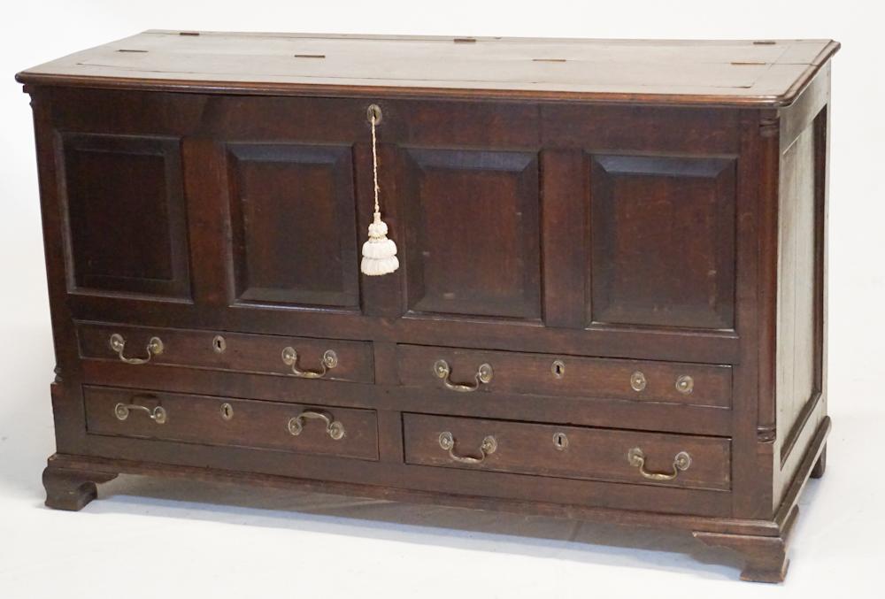 British George III Oak Blanket Box (1 of 6)