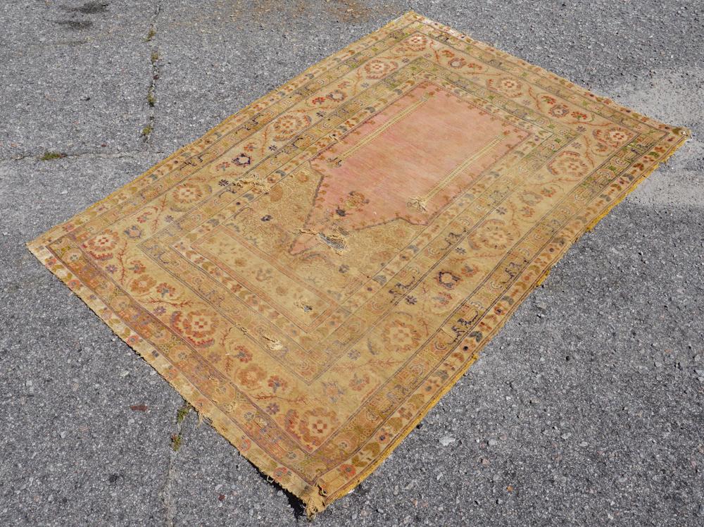 Early Antique Persian Oriental Woven Carpet (1 of 4)