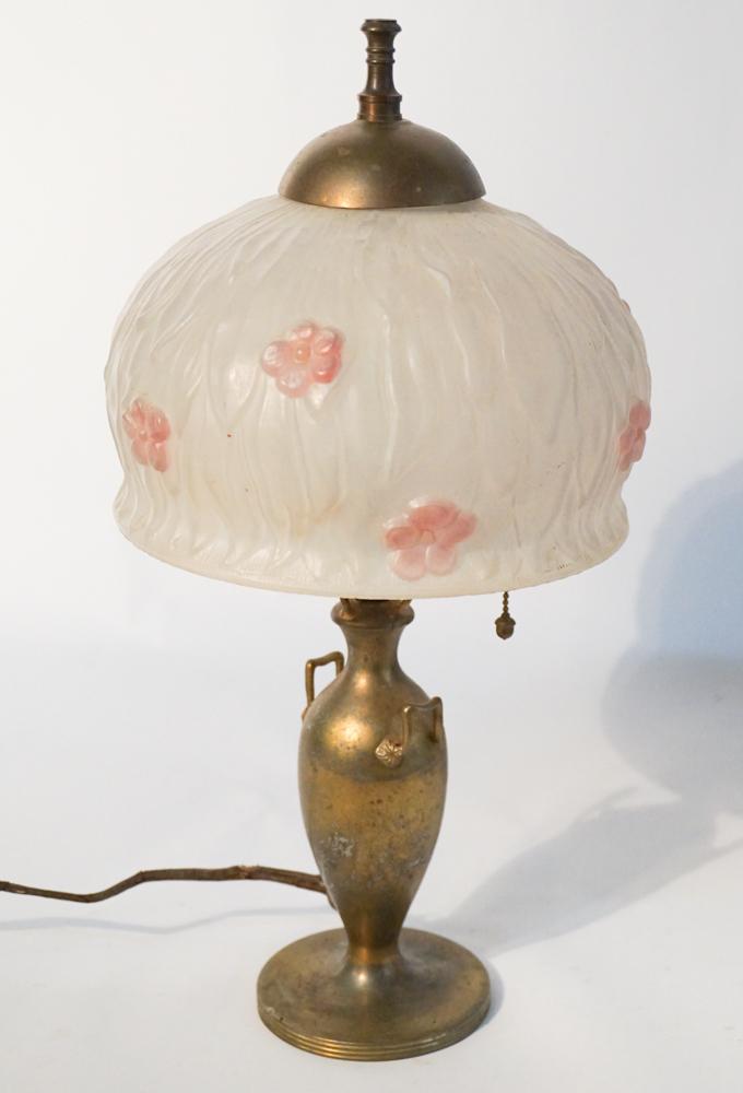 Art Deco Pairpoint Table Lamp with Shade (1 of 2)