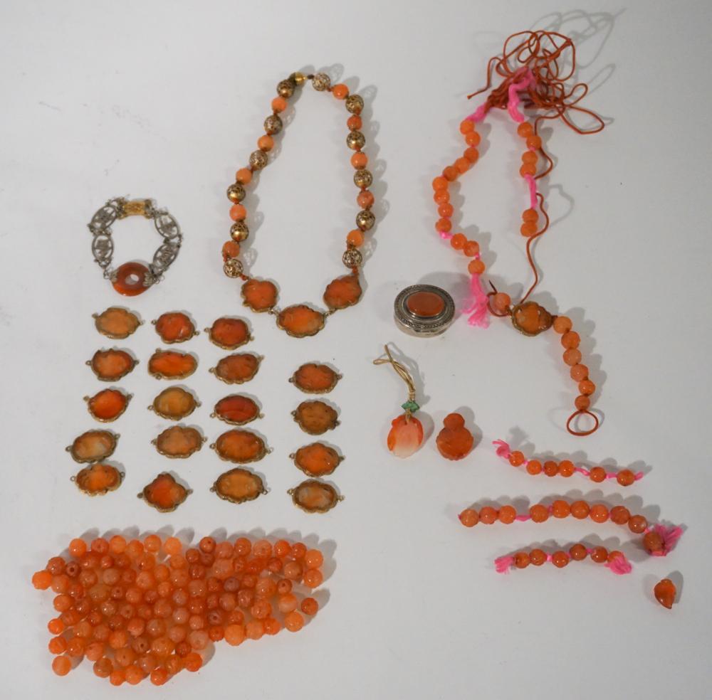 Collection Antique & Vintage Chinese Agate Jewelry (1 of 5)