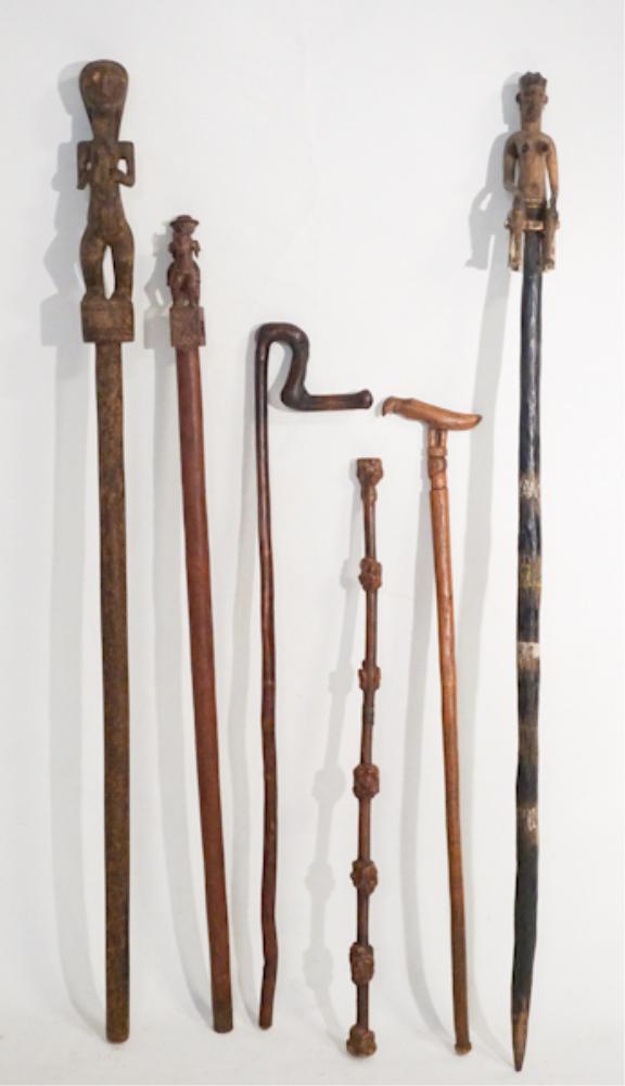Antique & Vintage Carved African Walking Sticks (1 of 8)