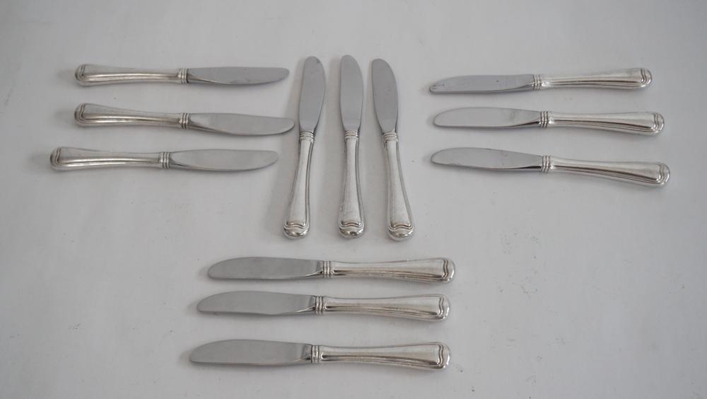 Set 12 Gorham Sterling Silver Butter Knives (1 of 1)