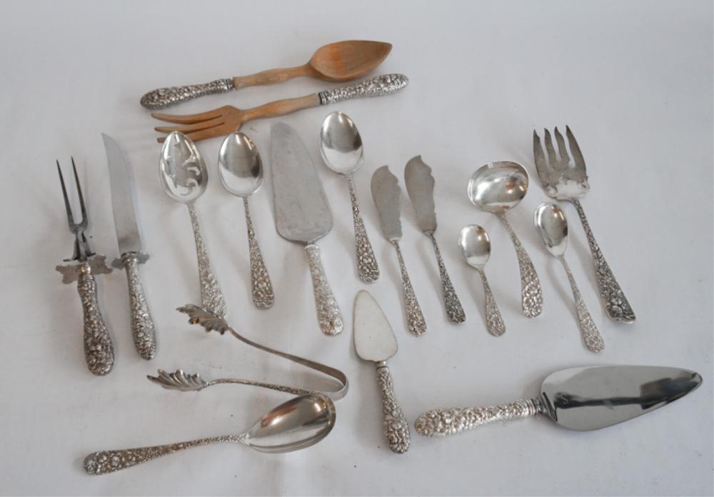Set Stieff Sterling Silver Repousse Serving Pieces (1 of 3)