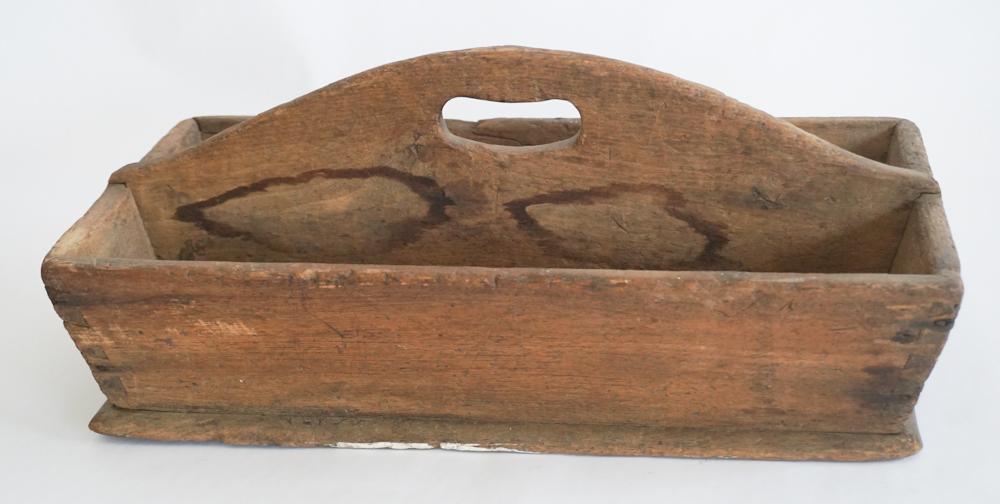Antique Backcountry Walnut Tool or Knife Tray (1 of 2)