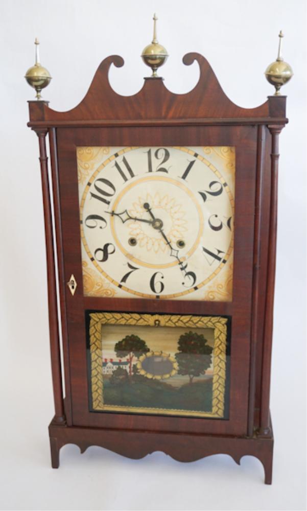 Handsome Eli Terry Style American Federal Style Mantle Clock (1 of 5)