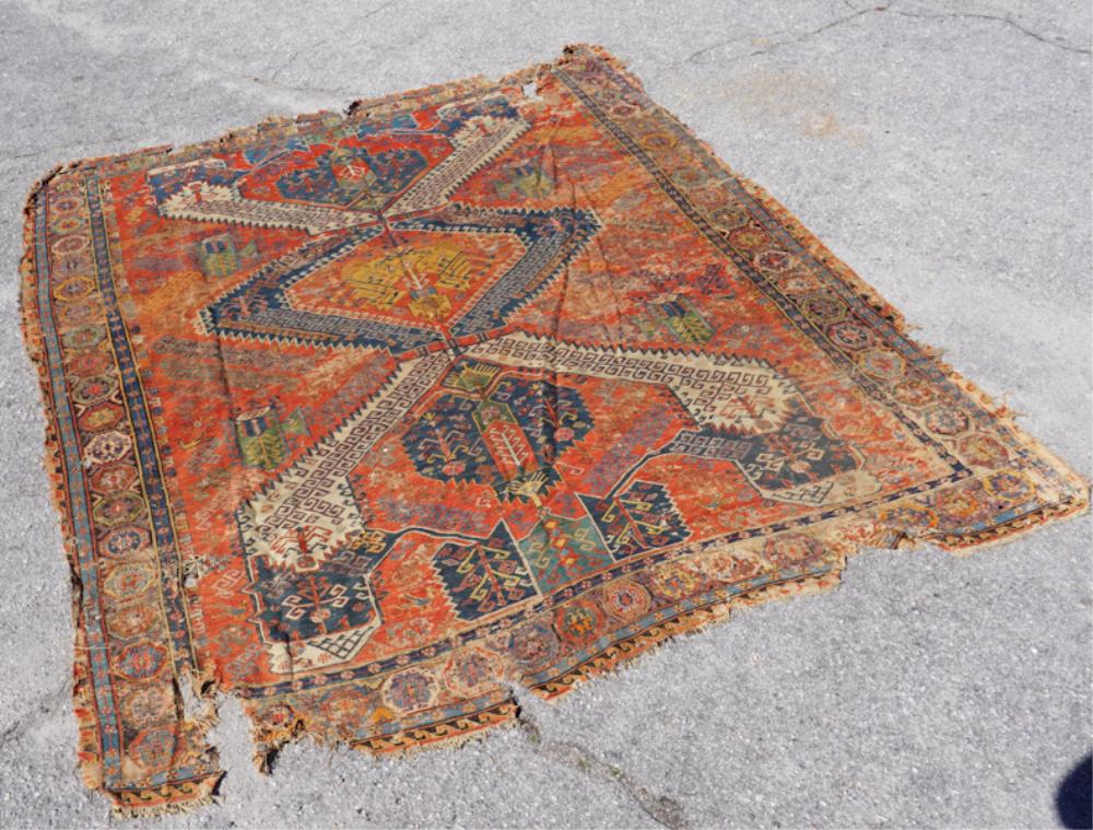 Antique Persian Pictorial Tribal Carpet (1 of 8)