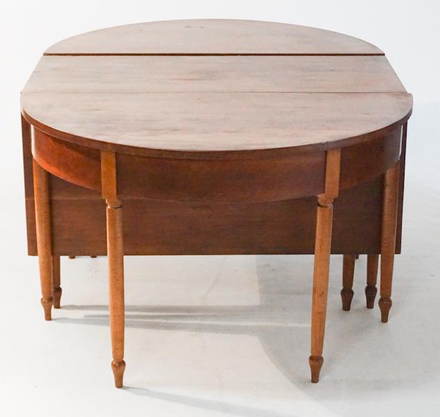 Federal Maple & Mahogany & Poplar Dining Table (1 of 4)