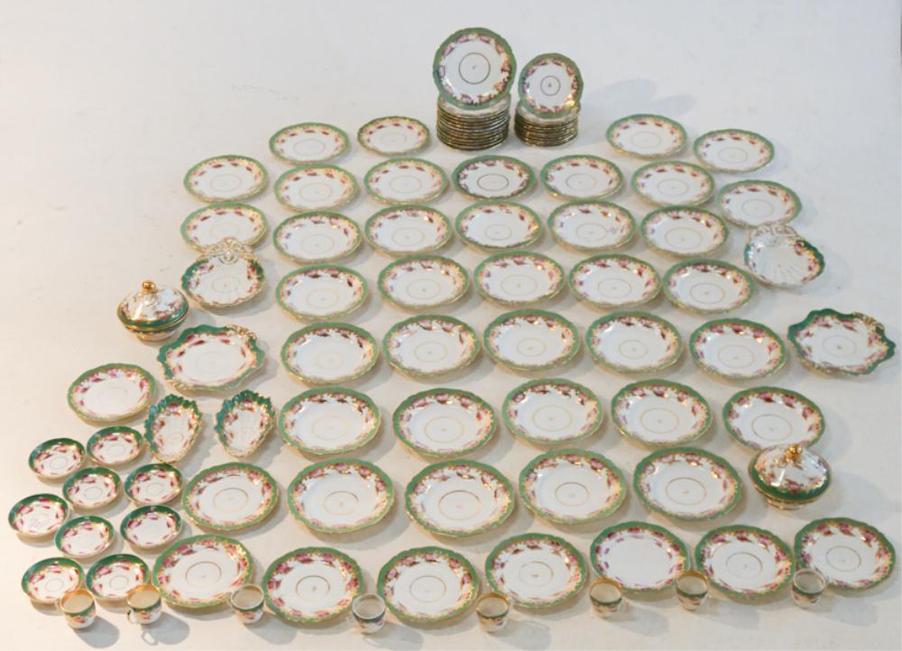 Set Antique French Old Paris Porcelain Dinnerware (1 of 3)