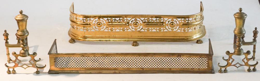 Handsome Antique British Fireplace Accessories (1 of 3)