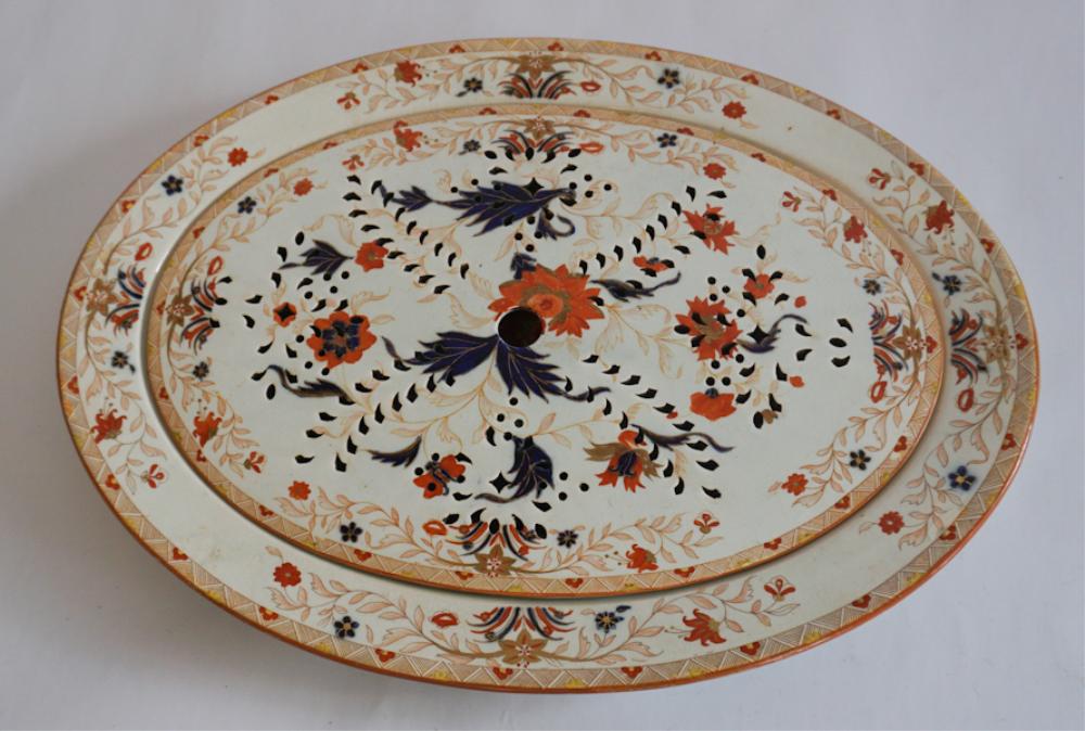 Antique English Wedgwood Ironstone Platter (1 of 5)