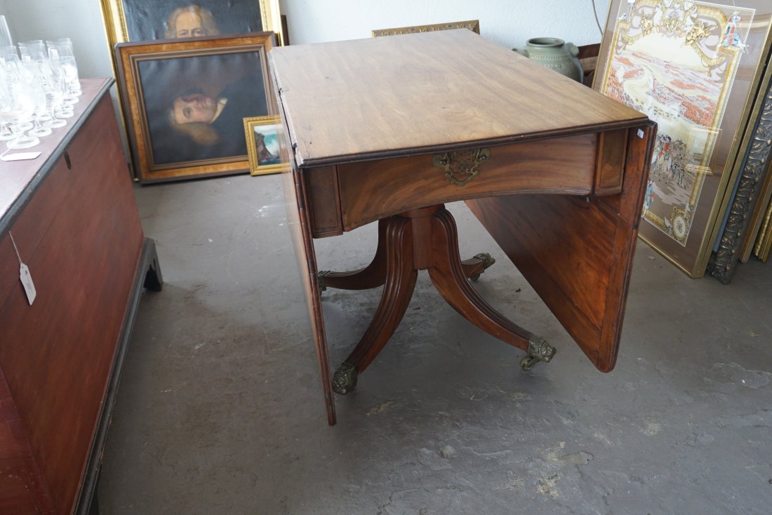 British Regency Drop Leaf Breakfast Table (1 of 7)