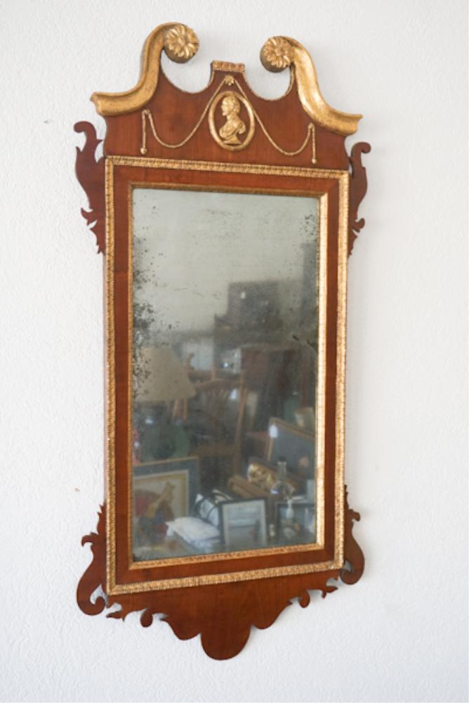 George III Carved & Gilt Mahogany Mirror (1 of 5)