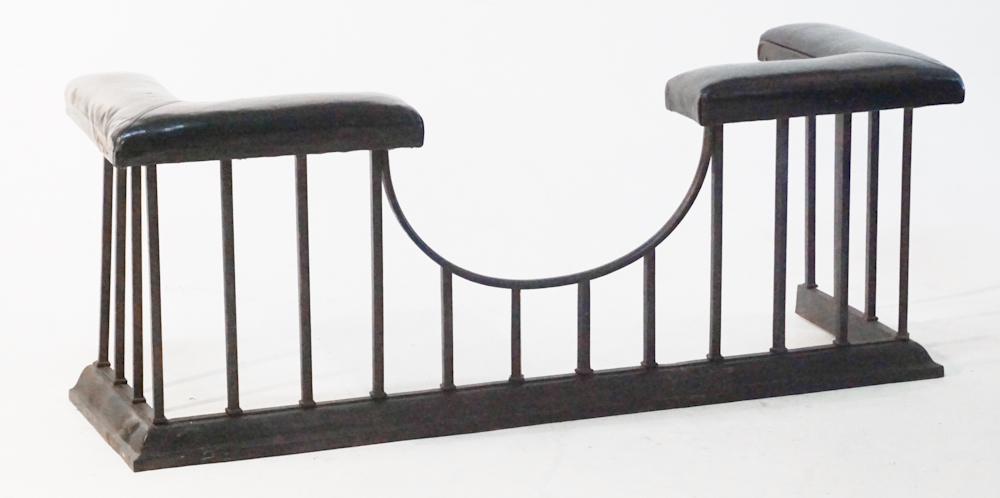 Regency Style Upholstered Fireplace Fender (1 of 2)