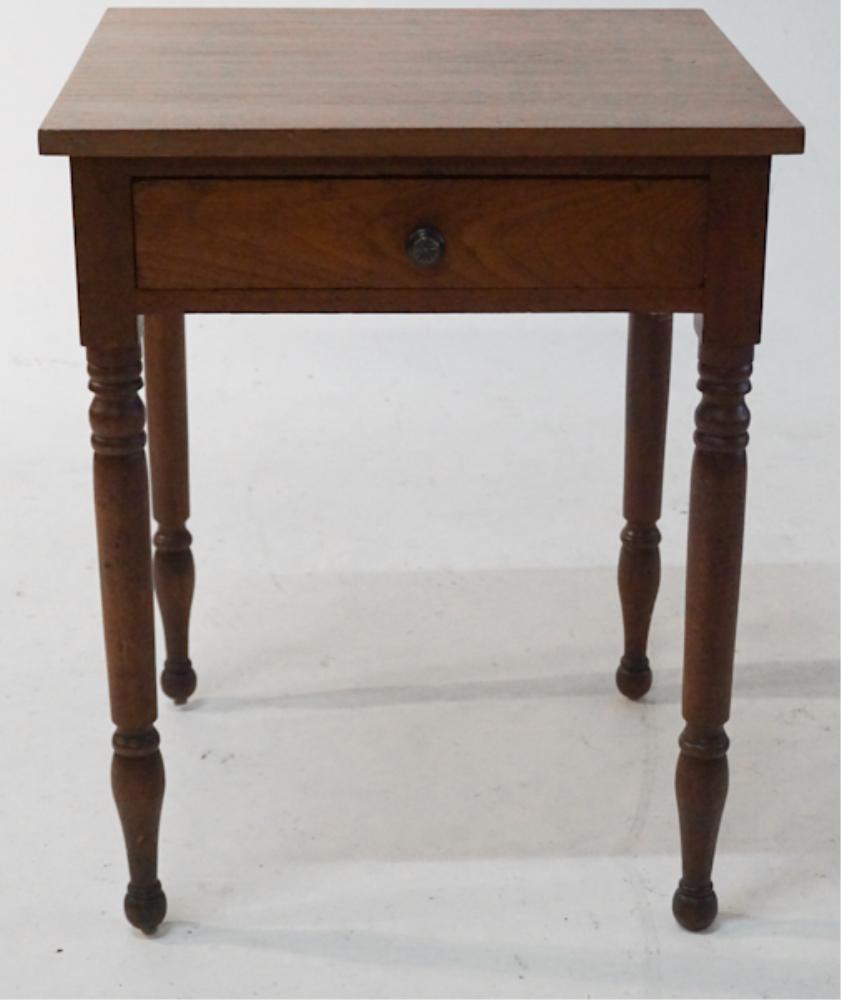 Southern Federal Walnut One Drawer Work Table (1 of 2)