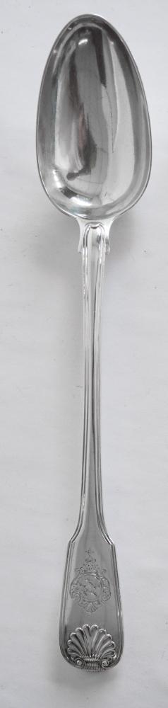 George III Silver Serving Spoon by William Chawner (1 of 2)