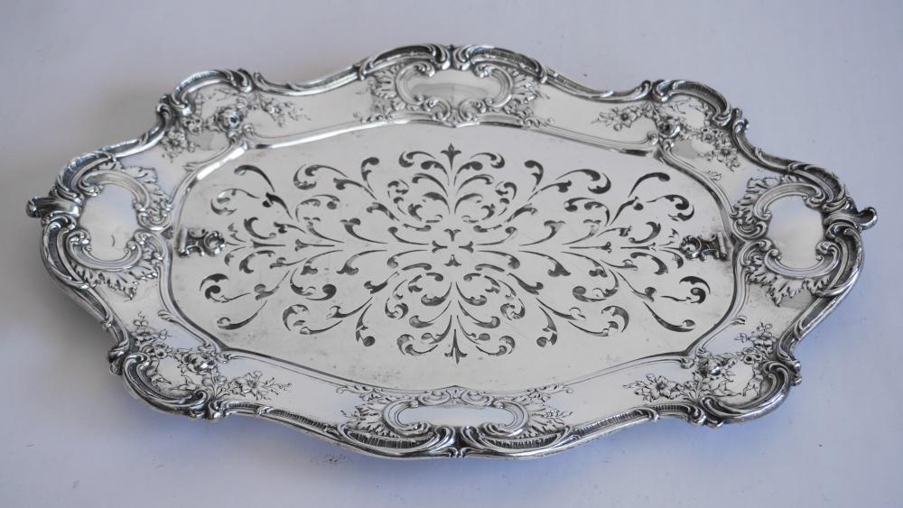 Exceptional American Sterling Silver Serving Tray (1 of 5)