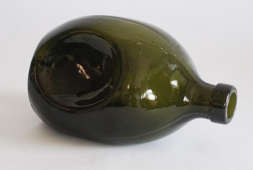 Intriguing Antique Blown Glass Pinch Bottle (1 of 5)