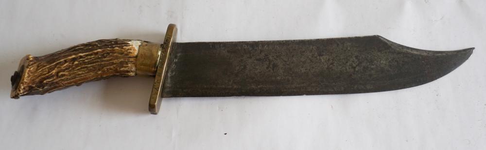 Antique Bowie Knife Marked Richmond VA (1 of 5)