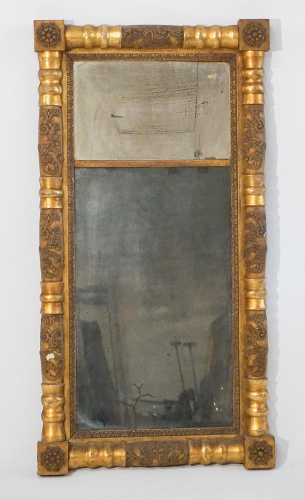 Classical Carved & Gessoed Gilt Looking Glass (1 of 4)