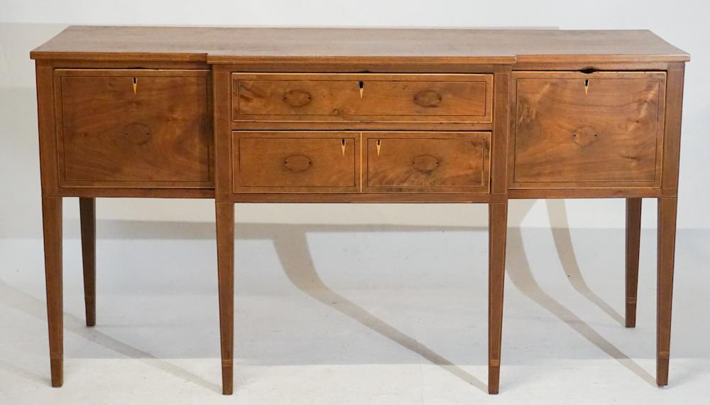 Southern Federal Black Walnut Inlaid Sideboard (1 of 6)