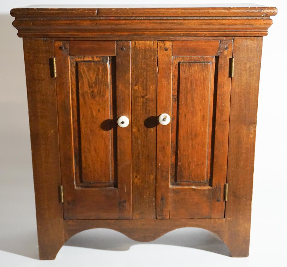 Country Hepplewhite Pine Miniature Jelly Cupboard (1 of 6)