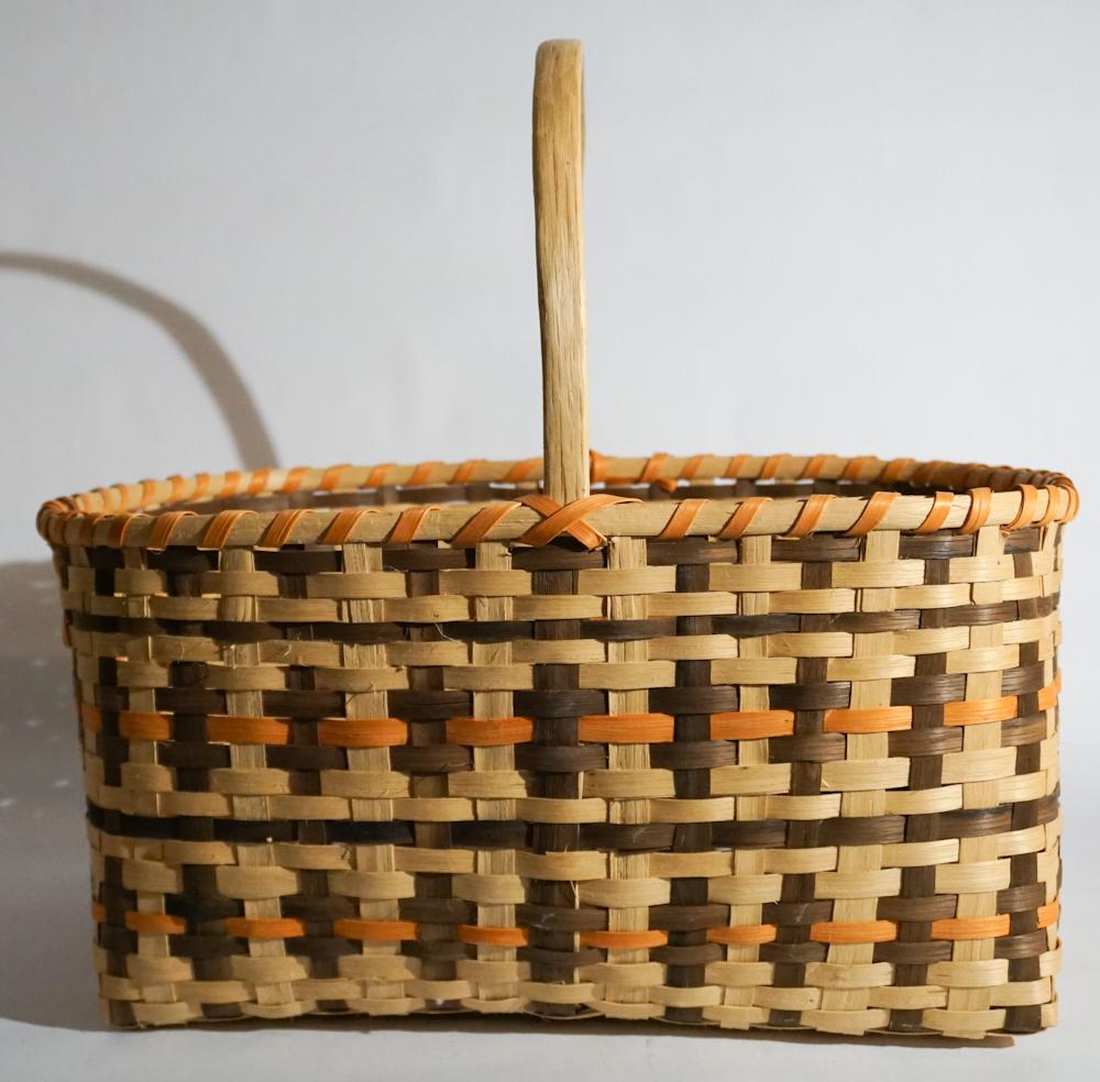 Fine & Large Vintage Cherokee Woven Market Basket (1 of 4)