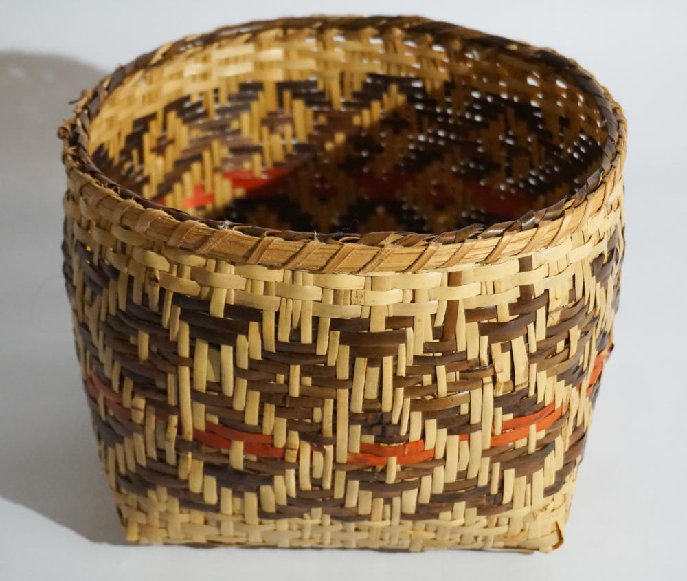 Vintage Cherokee Native American River Cane Basket (1 of 4)