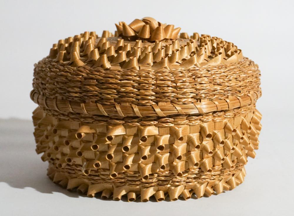 Vintage Mohawk Indian Basket by Margaret Terrance (1 of 4)