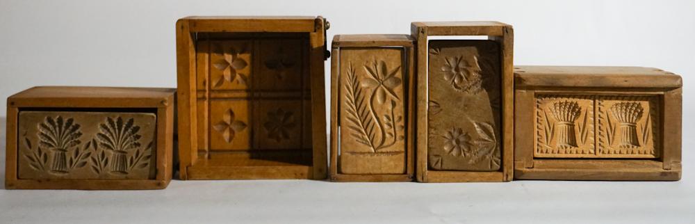 Collection Antique Carved Butter Molds (1 of 3)
