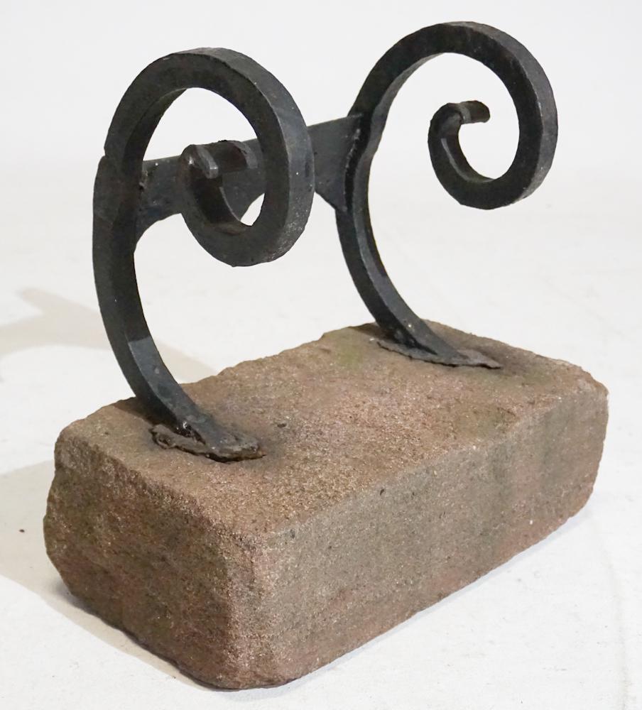 Rare Charleston, Sc Wrought Iron Boot Scraper