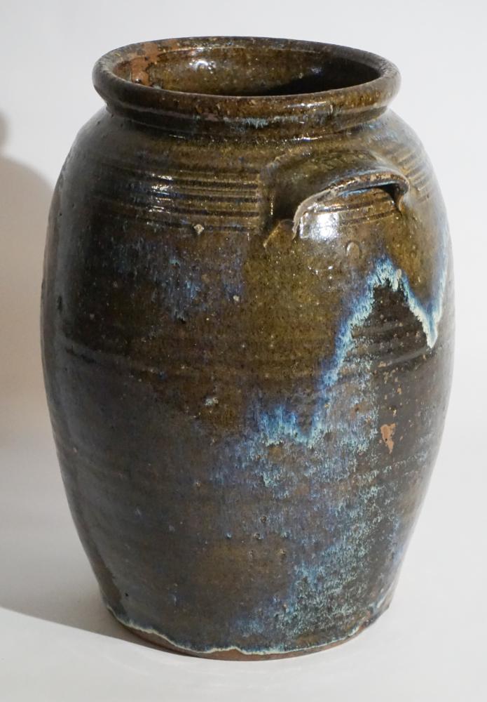 Very Fine Signed Southern Stoneware Storage Jar (1 of 5)