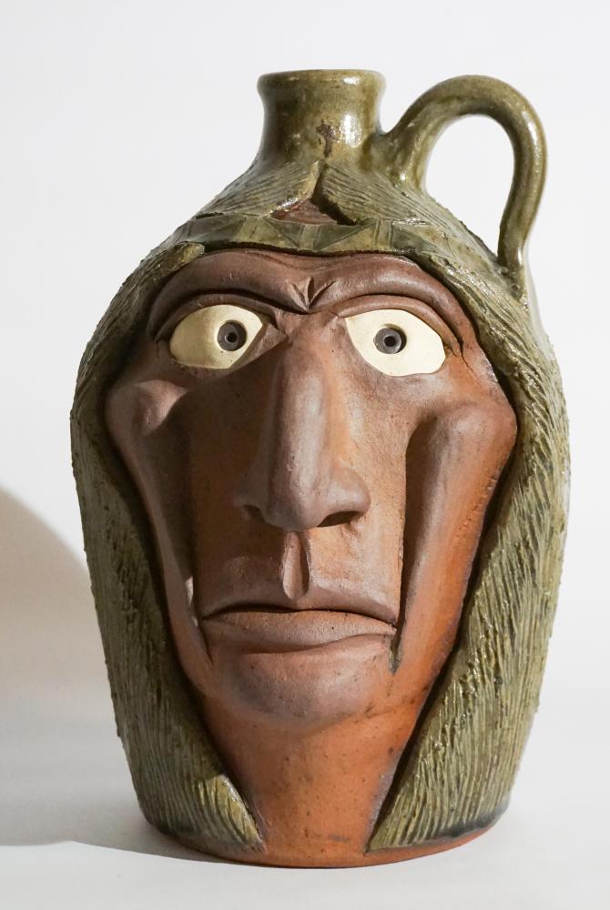 Southern Stoneware Face Jug (1 of 6)
