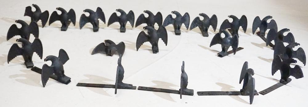 Set Antique American Architectural Roof Snowbirds (1 of 4)