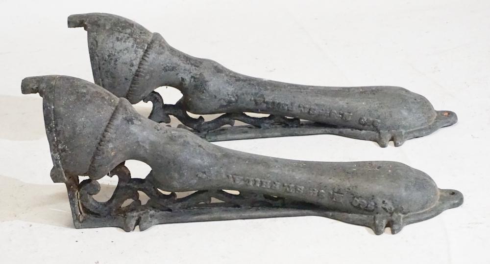 Very Pair Cast Iron Gate Guards Equine Interest (1 of 5)