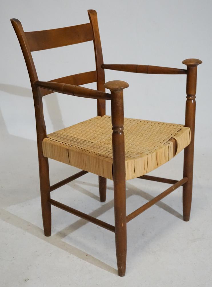 American Turned Wood Maple Arm Chair (1 of 2)