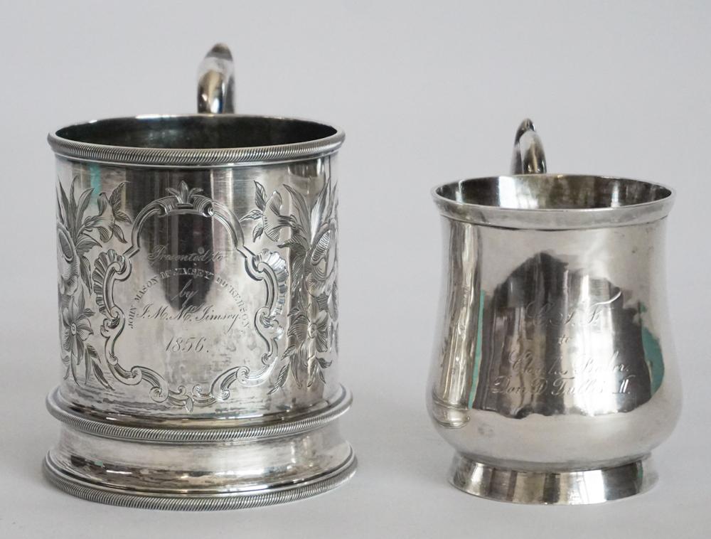 Two Charming Antique American Coin Silver Cups (1 of 4)