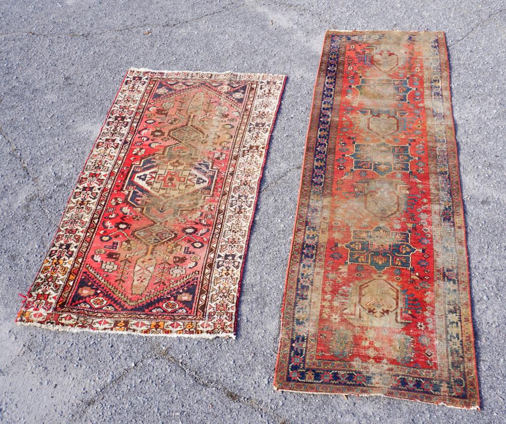 Two Antique Persian Tribal Carpets (1 of 4)