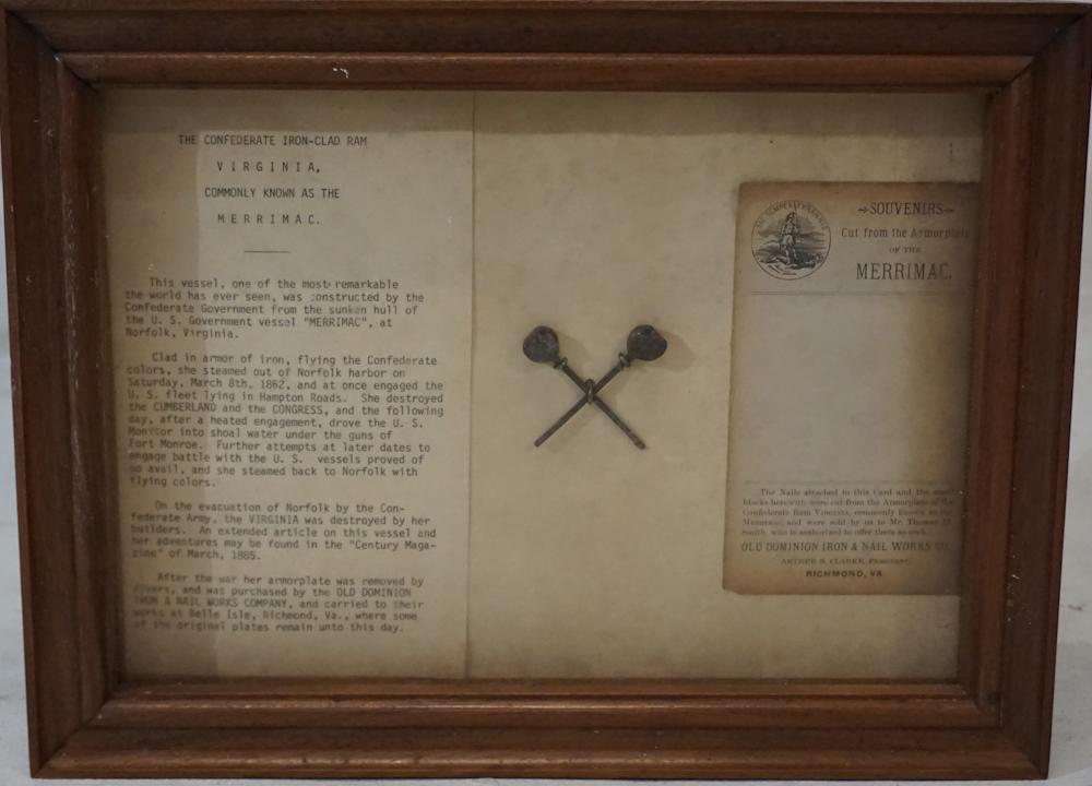 Civil War Souvenir From Merrimack IronClad Ship (1 of 4)